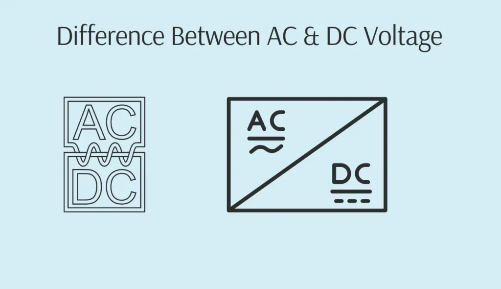 Difference between AC and DC voltage